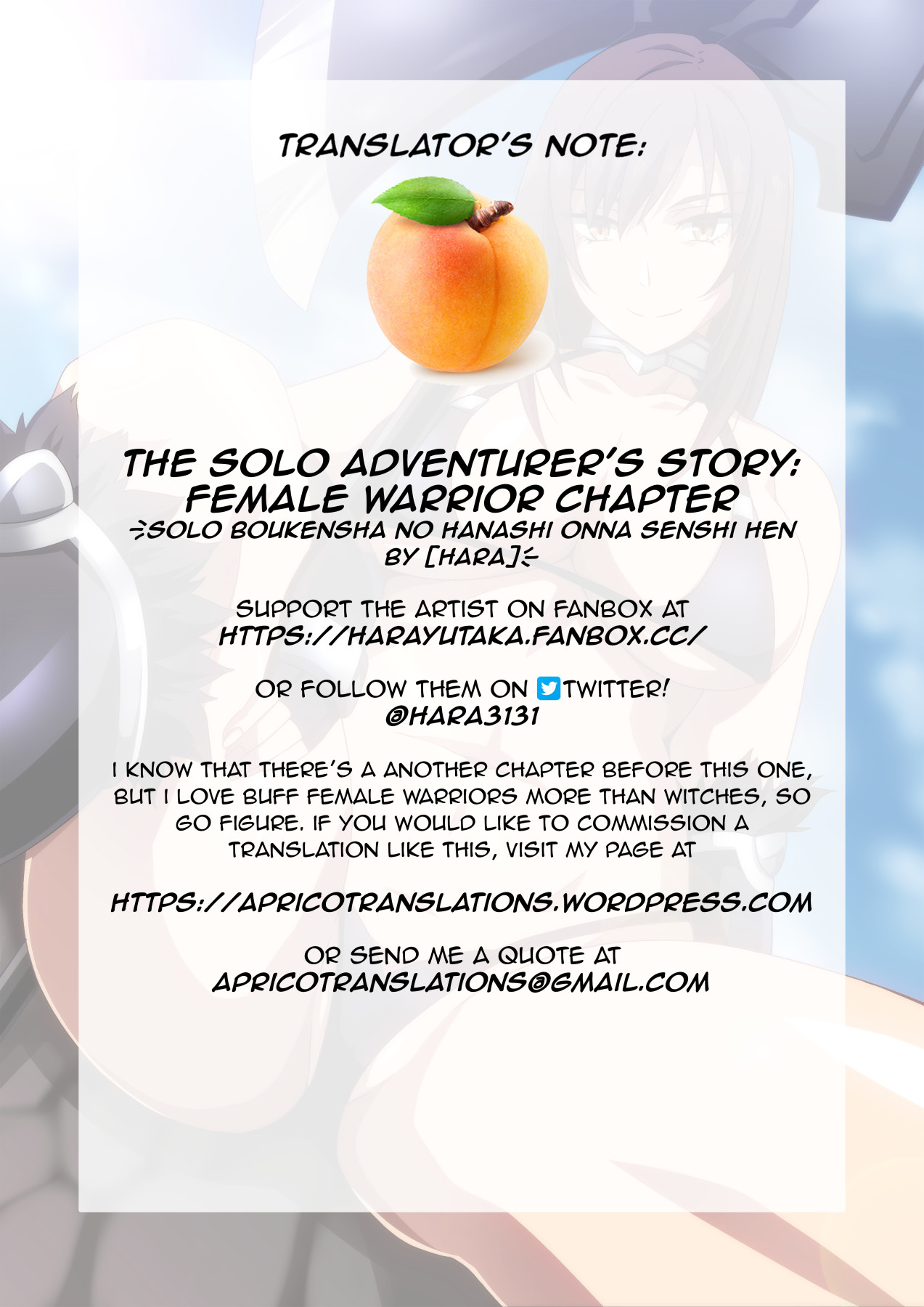 Hentai Manga Comic-The Solo Adventurer's Story: Female Warrior-Chapter 1-20